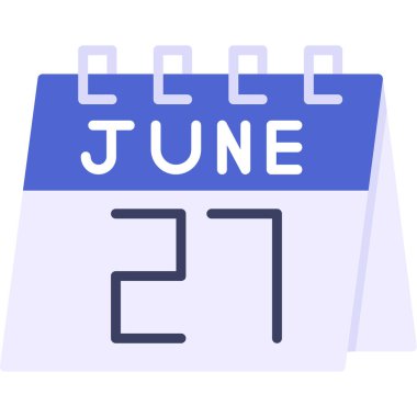 Takvim. Web simgesi basit illüstrasyon