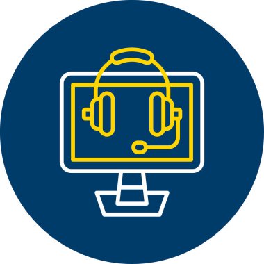 Modern simgenin vektör illüstrasyonu