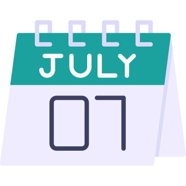 Takvim simgesi vektör illüstrasyonu