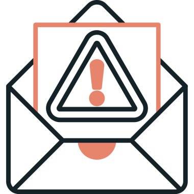 uyarı simgesi vektör illüstrasyonu