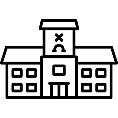 ev simgesi vektör illüstrasyonu