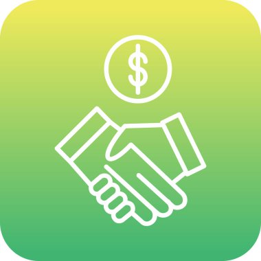 eşsiz para vektör çizgisi simgesi