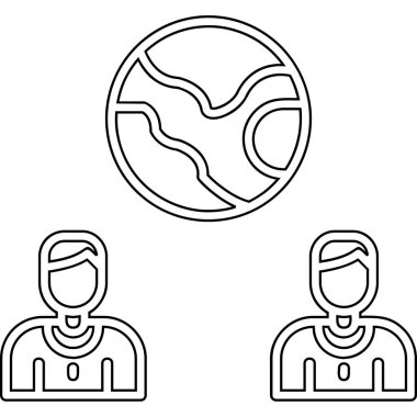 Takım simgesi, vektör illüstrasyonu