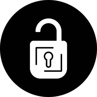 ikon vektör illüstrasyonunu kilitle