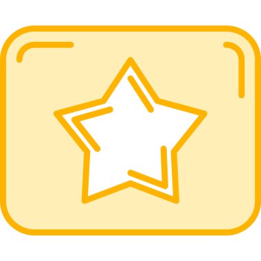 yıldız simgesi vektör illüstrasyonu