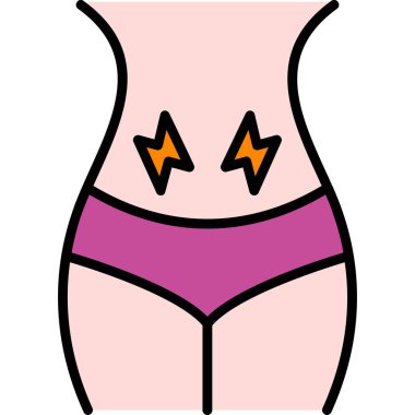 Vücut. Web simgesi basit illüstrasyon