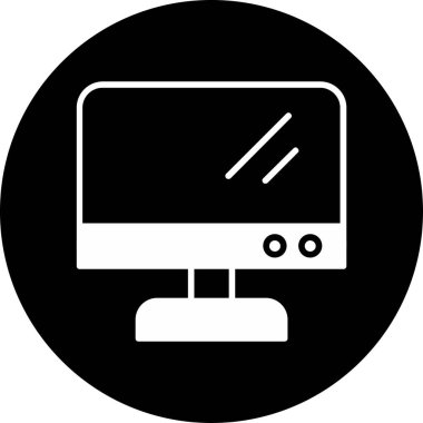 dizüstü bilgisayar simgesi, vektör illüstrasyonu