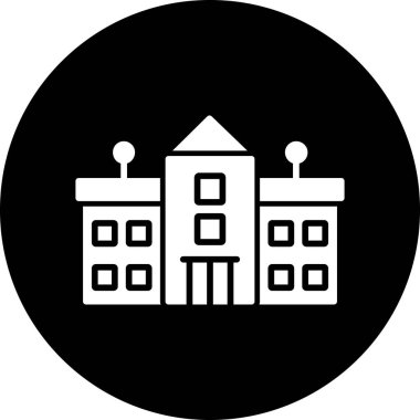 Üniversite simgesi, vektör illüstrasyonu