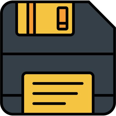 dosya dizin simgesi. Web için belge vektör simgelerinin özet çizimi