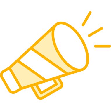 megafon simgesi vektör illüstrasyon grafik tasarımı