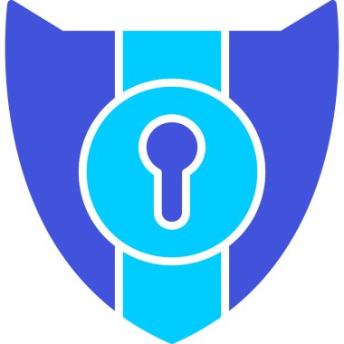 Kalkan. Web simgesi basit illüstrasyon