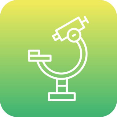 Benzersiz dürbün vektör çizgisi simgesi