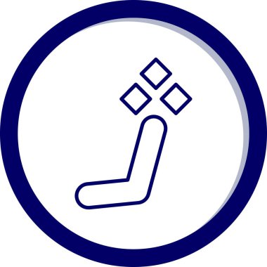 Bir çift buz pateninin vektör çizimi