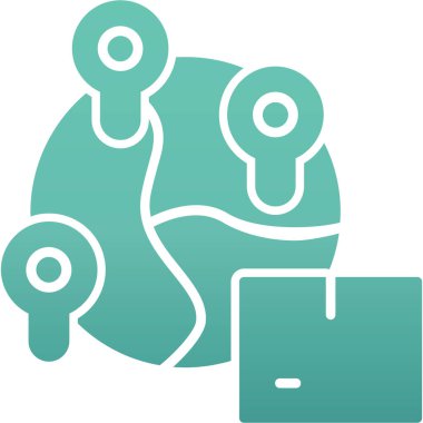 seo modern simgesinin vektör illüstrasyonu