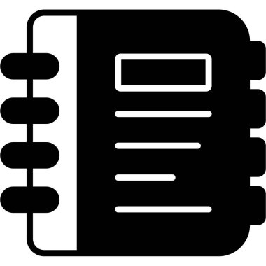 Kitap. Web simgesi basit illüstrasyon