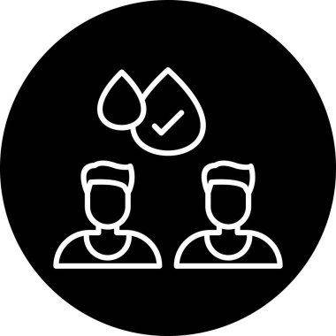 İnsan simgesinin vektör illüstrasyonu