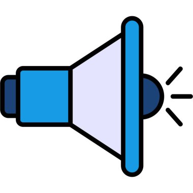 hoparlör vektör illüstrasyonu