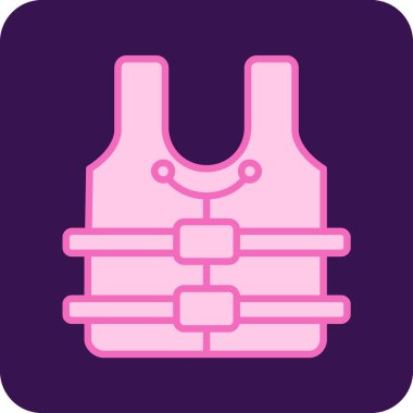 Çanta simgesinin vektör illüstrasyonu