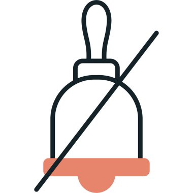 Süpürge. Web simgesi basit illüstrasyon