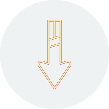 ok simgesi vektör illüstrasyonu