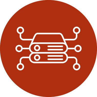 Araba tamir simge vektör çizim