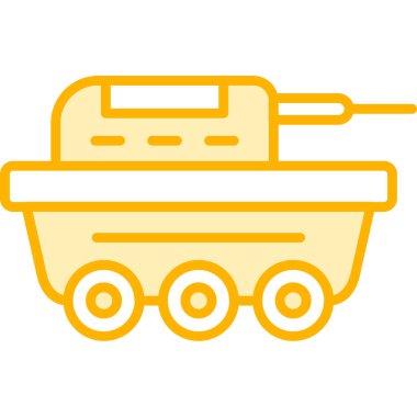 Benzin deposu vektör simgesi. Web ve mobil için basit tank ve çizgi simgeleri