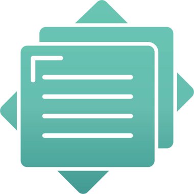 Belge. Web simgesi vektör illüstrasyonu