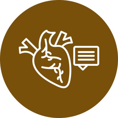 Vektör Kalp Simgesi illüstrasyonu