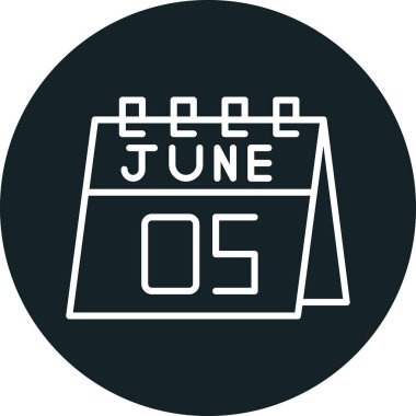 Takvim simgesi vektör illüstrasyonu