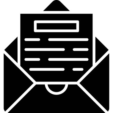 e-posta simgesi ana hat biçiminde