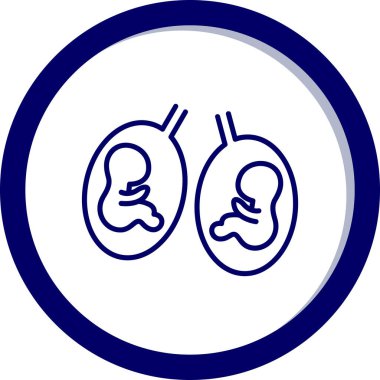 bebek ikonu vektör illüstrasyonu