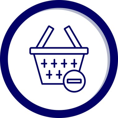 Alışveriş sepeti. Basit tasarım