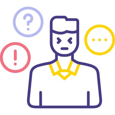 trend biçimi izole edilmiş arkaplanda kullanıcı simgesi