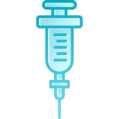 Enjeksiyon ikonu vektör illüstrasyonu