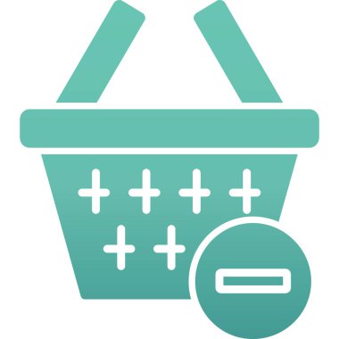 Alışveriş arabası. Web simgesi basit illüstrasyon