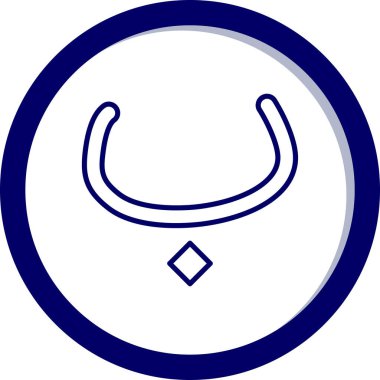 At. Web simgesi basit illüstrasyon