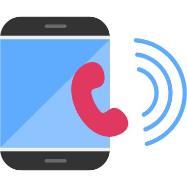 Çağrı. Web simgesi basit illüstrasyon