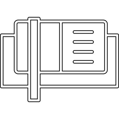dosya klasör simge vektör illüstrasyon izole