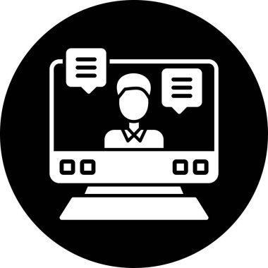 seo modern simgesinin vektör illüstrasyonu