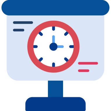 Alarm saat vektör simgesi