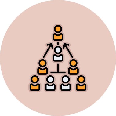 İş simgesinin vektör illüstrasyonu