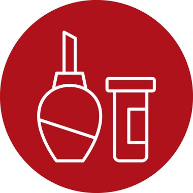 Şişe simgesinin vektör illüstrasyonu