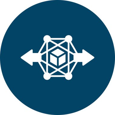 Seo simgesinin vektör illüstrasyonu