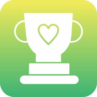 kupa simgesi vektör illüstrasyonu