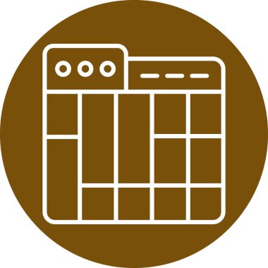 seo modern simgesinin vektör illüstrasyonu