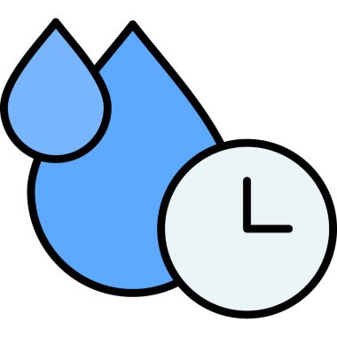 Su damlası. Basit resimleme