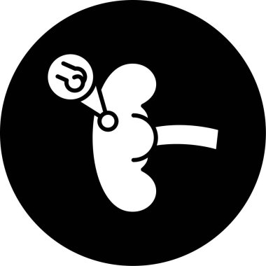 Bebek emziği simgesi, basit tarzı