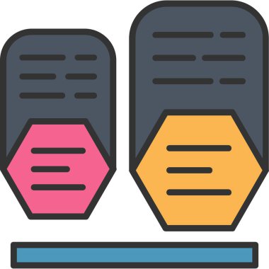 dosya simgesi, vektör illüstrasyonu