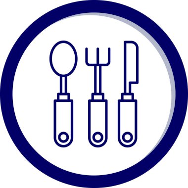 Aletler. Web simgesi basit illüstrasyon