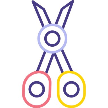 Çizgi film simgesinin vektör çizimi